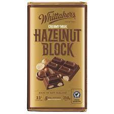 Whittaker's Chocolate - Hazelnut Block  250g